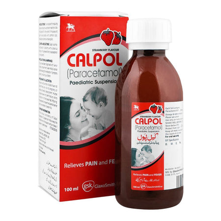 GSK Calpol Paediatric Suspension, 100ml - Main Image