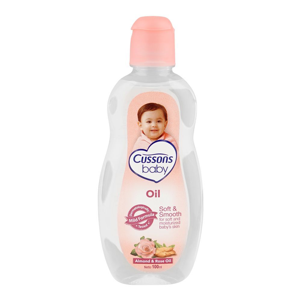 Cussons Baby Soft & Smooth Almond & Rose Oil, 100ml - Main Image