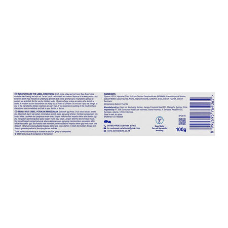 Sensodyne Whitening Repair & Protect Toothpaste, 100g - Image 3
