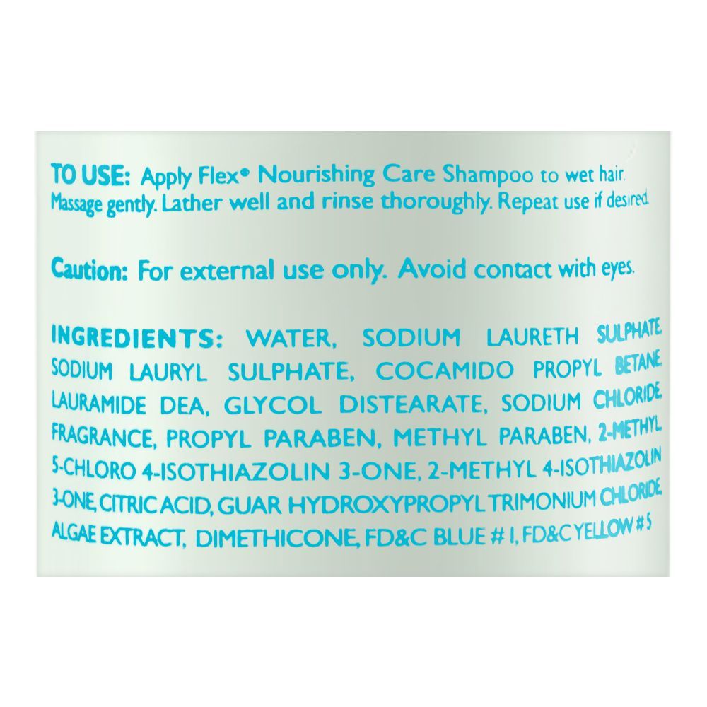 Revlon Flex Seaweed Extract Nourishing Care Shampoo With Protein Conditioning, For All Hair Types, 592ml - Image 3