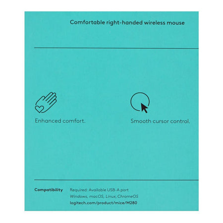Logitech Wireless Mouse, 18 Months Battery Life, M-280, 910-004295 - Image 4