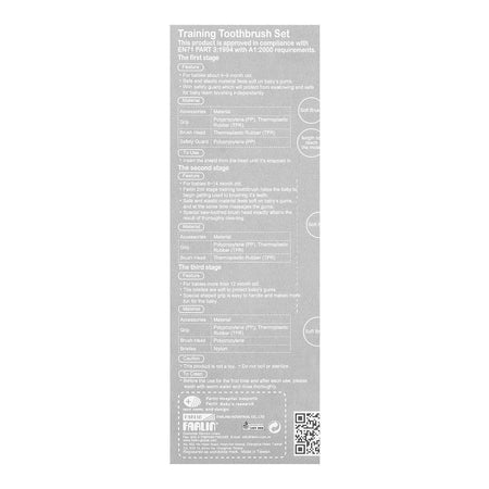 Farlin Doctor J. Three Stages Training Toothbrush Set, BF-118A - Main Image