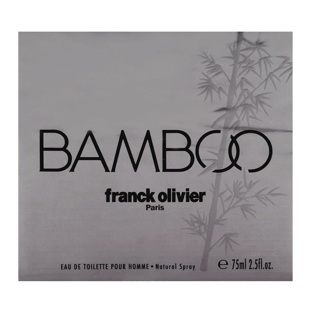 Franck Olivier Bamboo Pour Homme Eau de Toilette 75ml - Image 2
