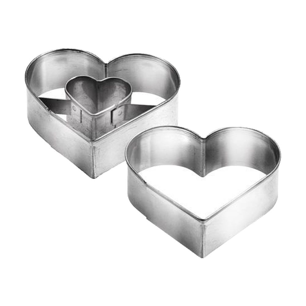 Tescoma Delicia Heart Shaped Cookie Cutters 2-Pack - 631190 - Main Image