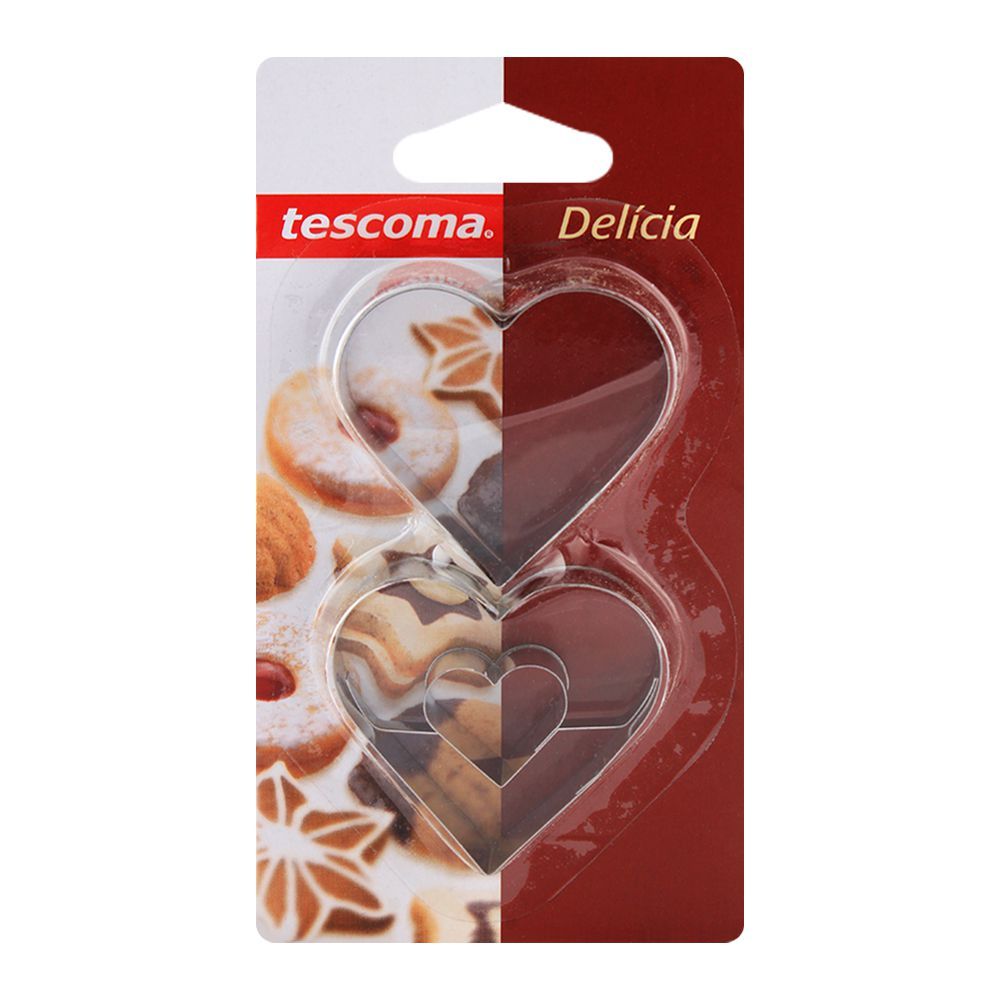 Tescoma Delicia Heart Shaped Cookie Cutters 2-Pack - 631190 - Image 2