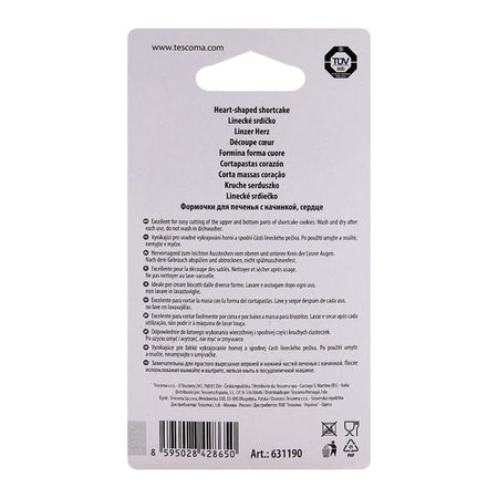 Tescoma Delicia Heart Shaped Cookie Cutters 2-Pack - 631190 - Image 3