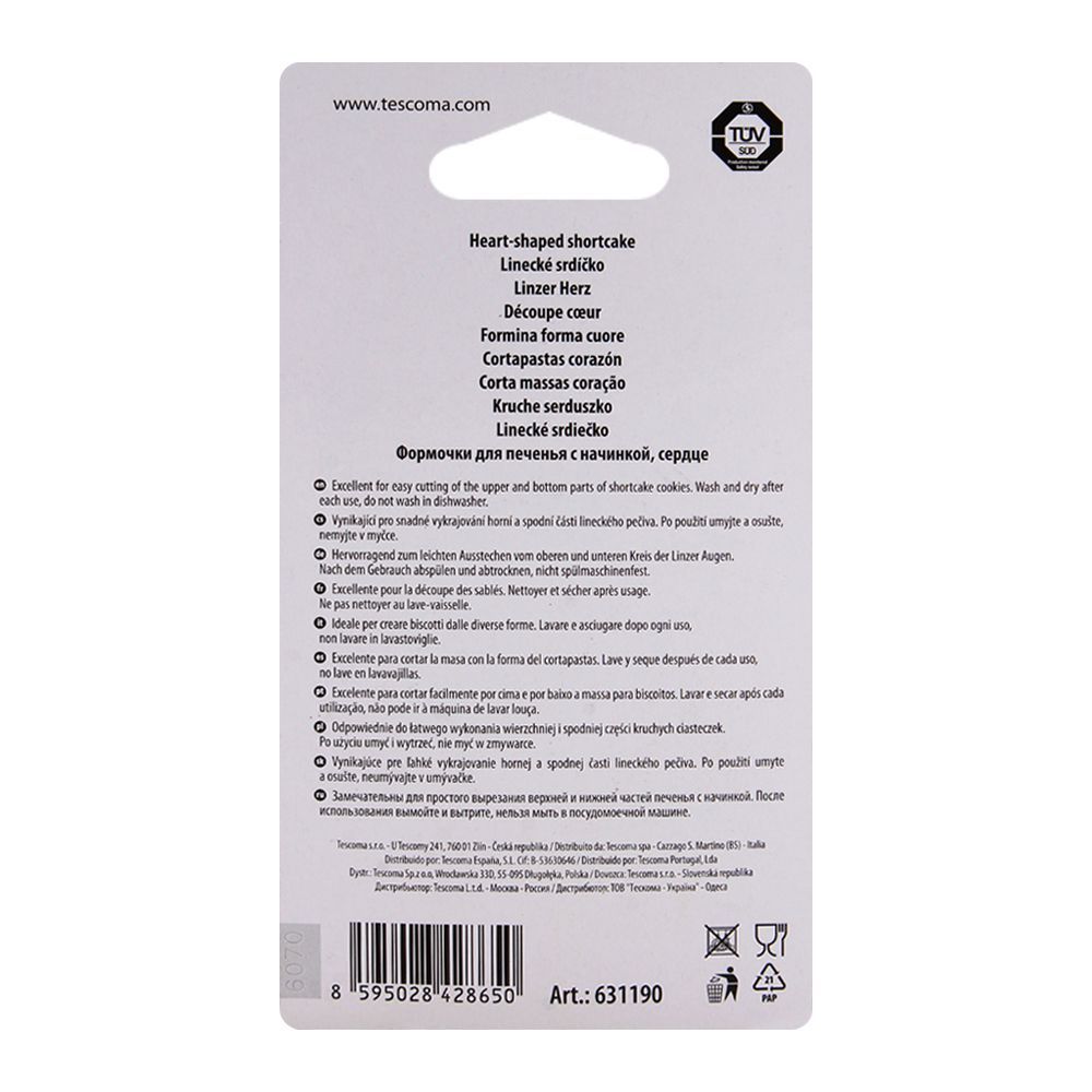 Tescoma Delicia Heart Shaped Cookie Cutters 2-Pack - 631190 - Image 3