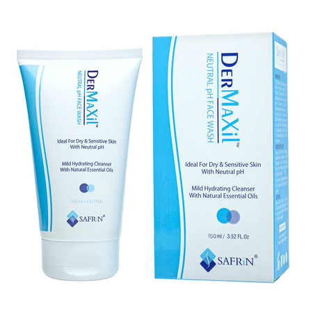 Safrin Skin Care Dermaxil Face Wash, With Neutral pH, For Dry & Sensitive Skin, 150ml - Main Image