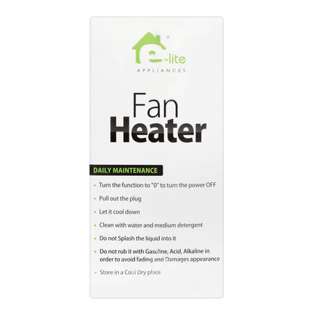 E-Lite 2-In-1 Fan Heater, 2000W, EFH-901 - Image 3