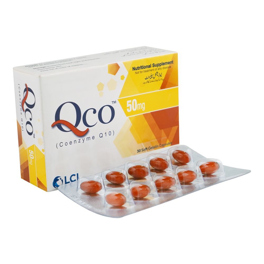 LCI Pharma Qco Capsules, 50mg, 30-Pack - Main Image