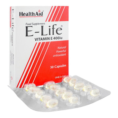Nutra Zone Healthcare E-Life 400Iu Capsule, 30-Pack - Main Image