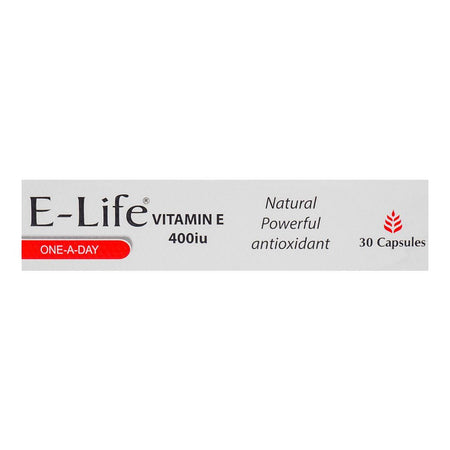 Nutra Zone Healthcare E-Life 400Iu Capsule, 30-Pack - Image 4