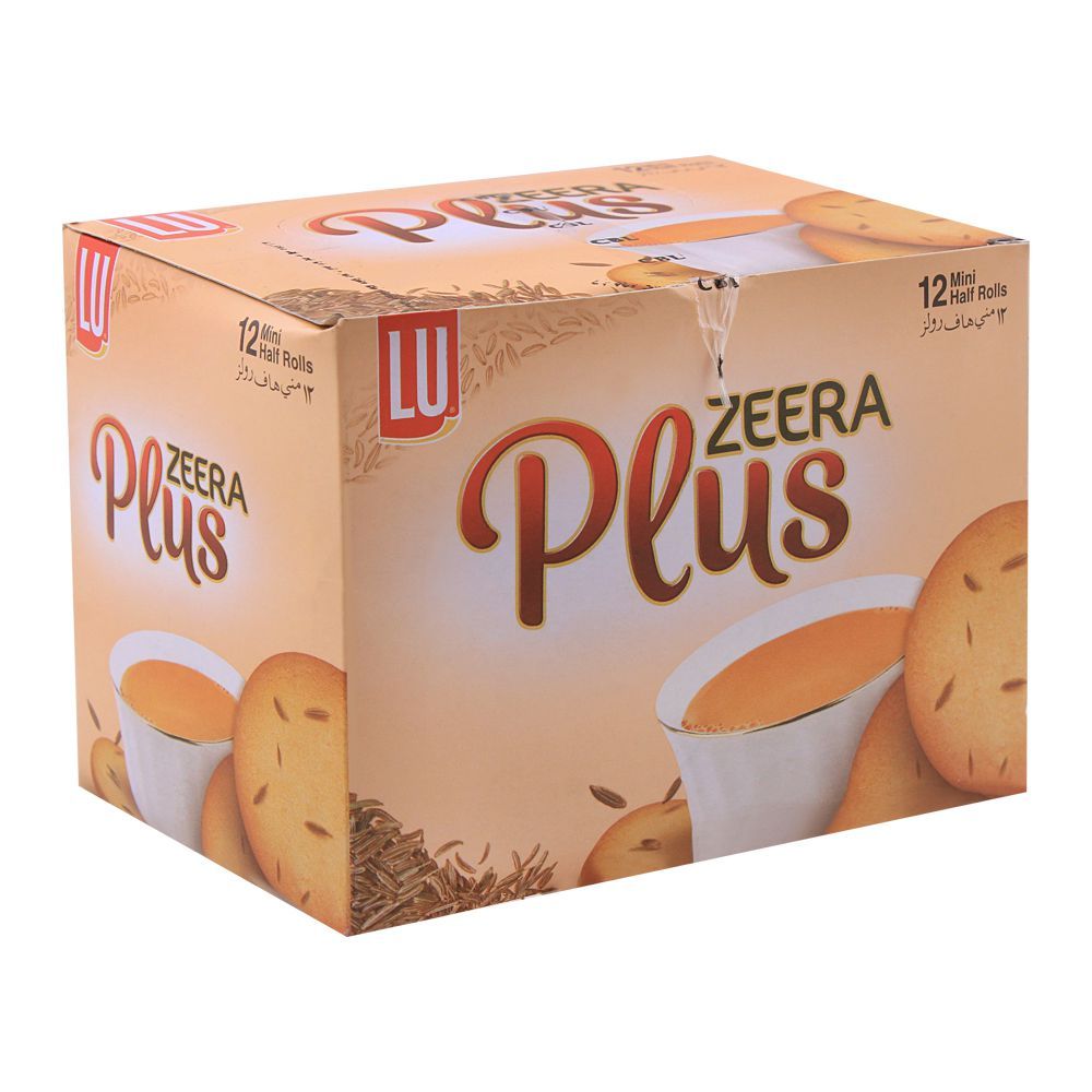 LU Zeera Plus Biscuits, 12 Mini Half Rolls - Main Image