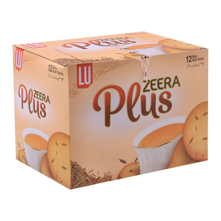 LU Zeera Plus Biscuits, 12 Mini Half Rolls - Main Image