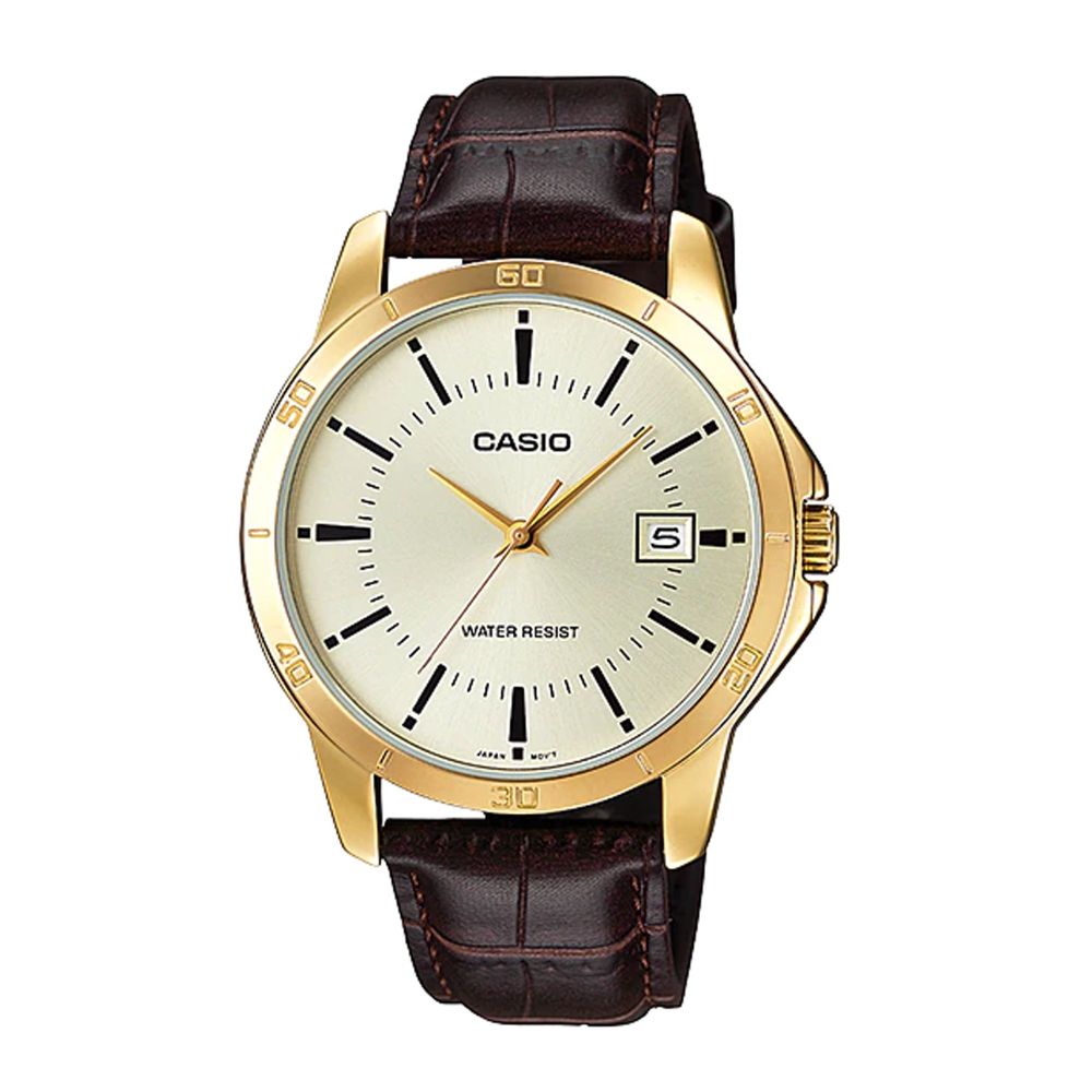 Casio Men's Band Analog Watch, MTP-V004GL-9AUDF - Main Image