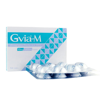 Genix Pharma Gvia-M Tablet, 50mg/1000mg, 14-Pack - Main Image