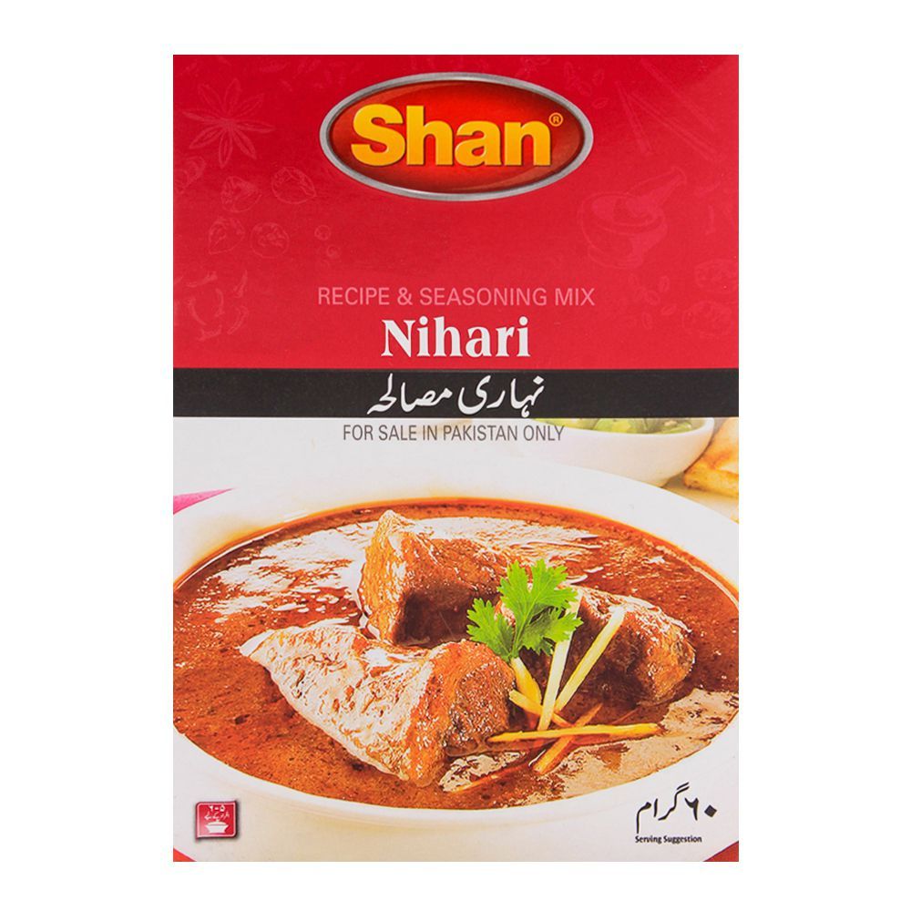 Shan Nihari Recipe Masala 60gm - Main Image