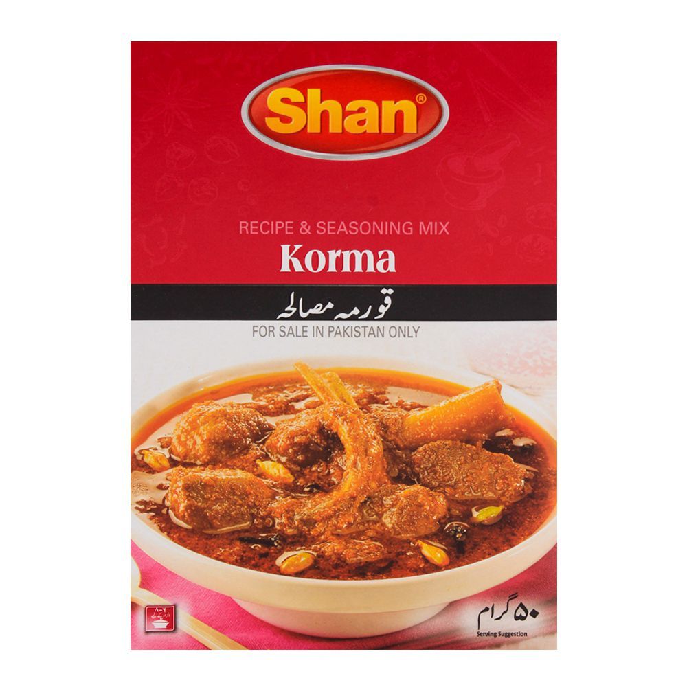 Shan Korma Recipe Masala 50gm - Main Image