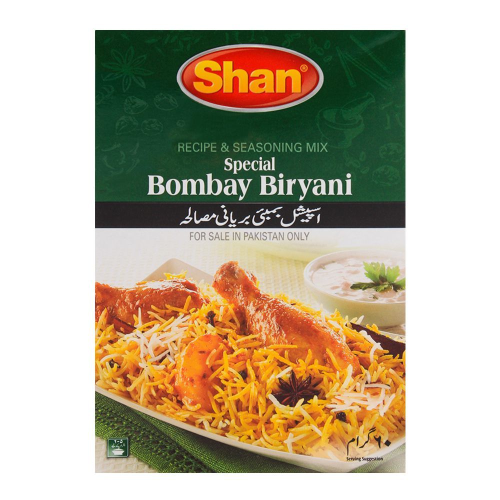 Shan Special Bombay Biryani Recipe Masala 60gm - Main Image