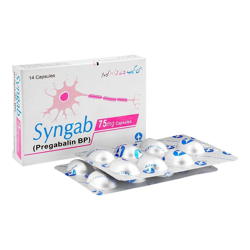 ATCO Laboratories Syngab Capsule, 75g, 14-Pack - Main Image