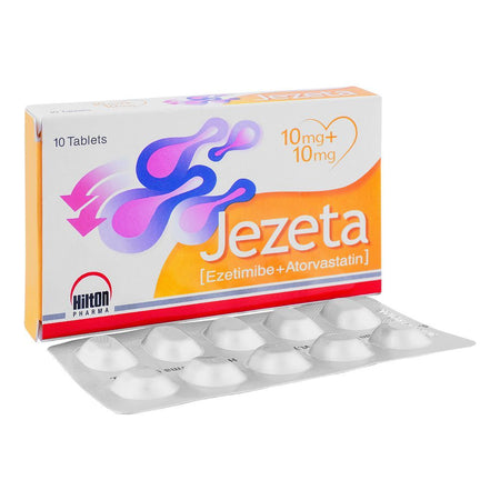 Hilton Pharma Jezeta Tablet, 10mg + 10mg, 10-Pack - Main Image
