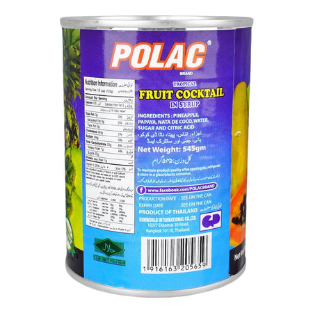Polac Topical Fruit Cocktail In Syrup, 545g - Image 2