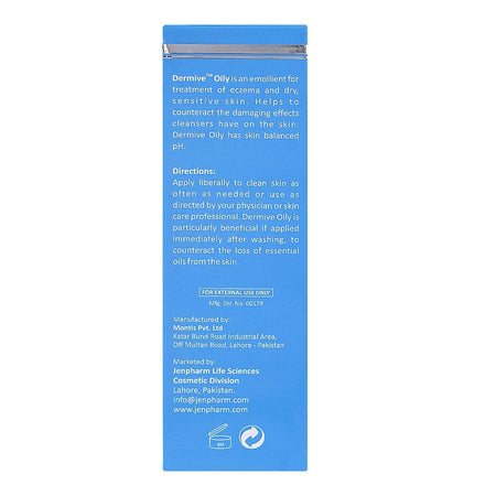 Dermive Moisturizer Oily, SPF-20, For Eczema and Dry Conditions, 100ml - Image 3