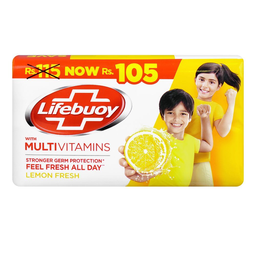 Lifebuoy Lemon fresh Soap, 128g - Main Image