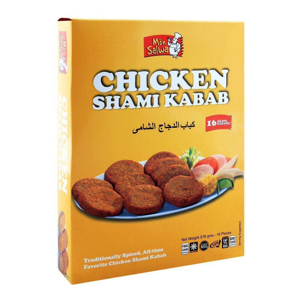 MonSalwa Chicken Shami Kabab, 16 Pieces, 576g - Main Image