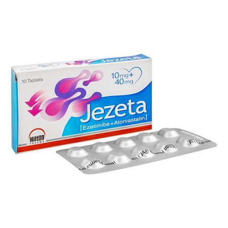 Hilton Pharma Jezeta Tablet, 10mg+40mg, 10-Pack - Main Image