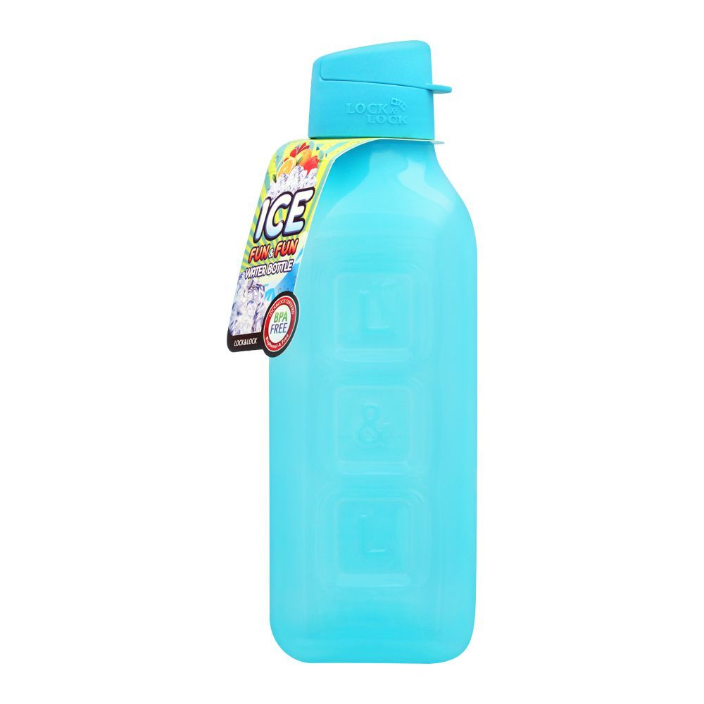 Lock & Lock Ice Fun & Fun Water Bottle, 1.0L, Blue, LLHAP805B - Main Image