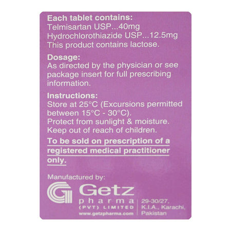 Cotasmi Tab 40mg+12.5mg, Box (14 Tablets) - Image 3