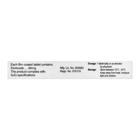 S.J. & G. Berica Tablet, 60mg, 30-Pack - Image 3