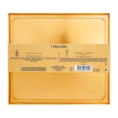Paco Rabane 1 Million Set, For Women, Eau De Toilette 100ml + Shower Gel 100ml - Image 3