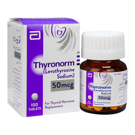 Abbott Thyronorm Tablet, 50mg, 100-Pack - Main Image