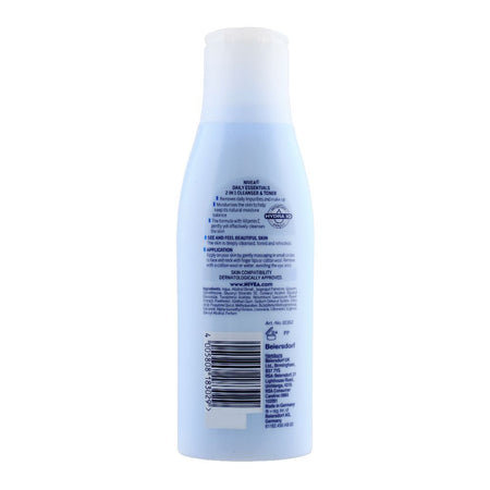 Nivea Daily Essentials 2-In-1 Cleanser & Toner, For Normal & Combination Skin, 200ml - Image 2