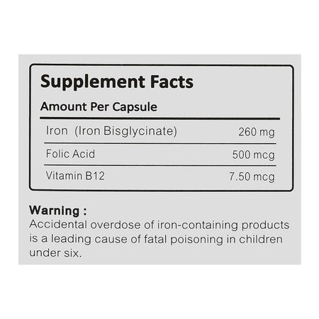 Ferrocite 500mg, Bottle (30 Capsules) - Image 3