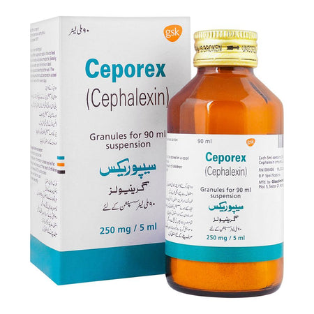 GSK Ceporex Syrup, 250mg/5ml, 90ml - Main Image