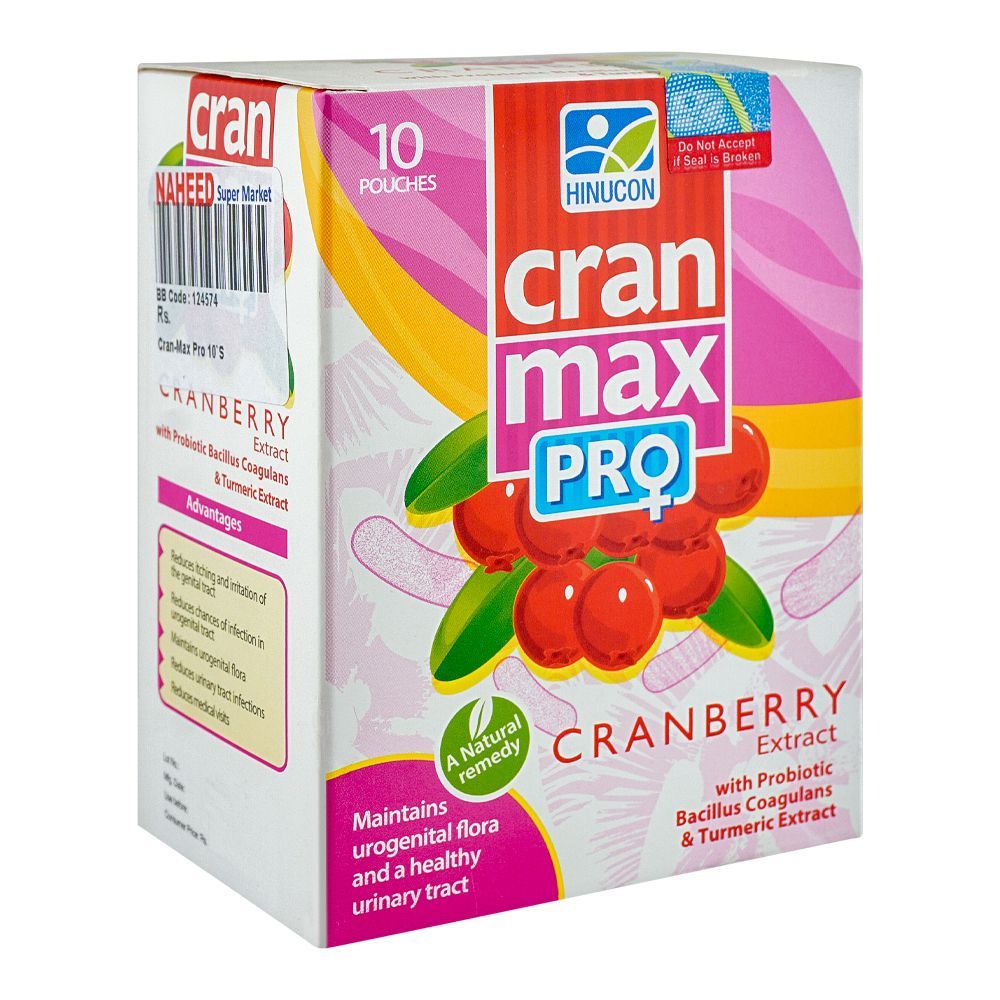 Hilton Pharma Cran-Max Pro Sachet, 10-Pack - Main Image