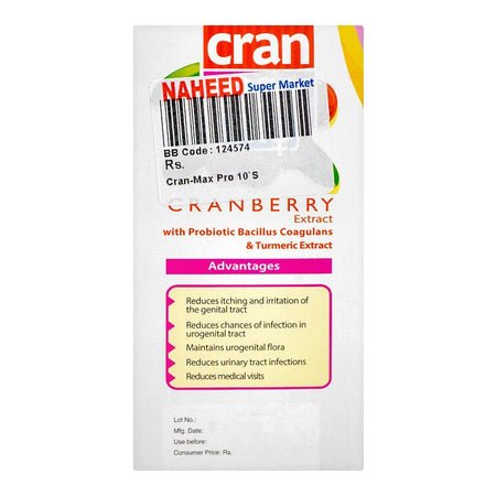 Hilton Pharma Cran-Max Pro Sachet, 10-Pack - Image 3