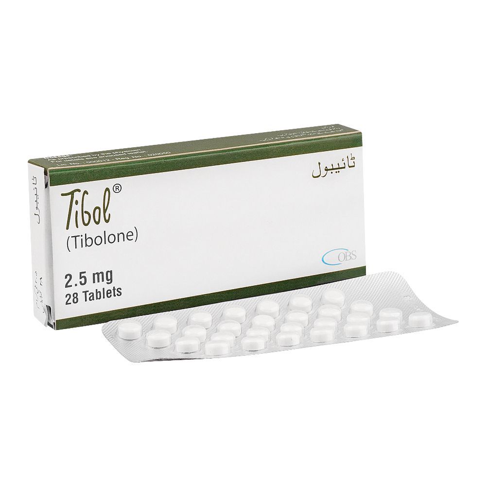 OBS Pharmaceuticals Tibol Tablet, 2.5mg, 28-Pack - Main Image