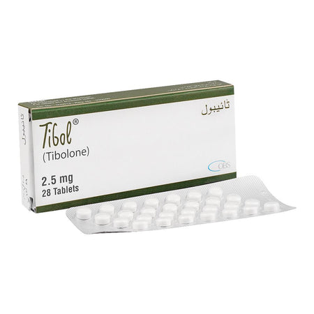 OBS Pharmaceuticals Tibol Tablet, 2.5mg, 28-Pack - Main Image