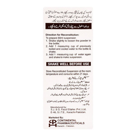 Continental Pharmaceuticals Nezkil Oral Suspension, 100mg/5ml, 60ml - Image 3