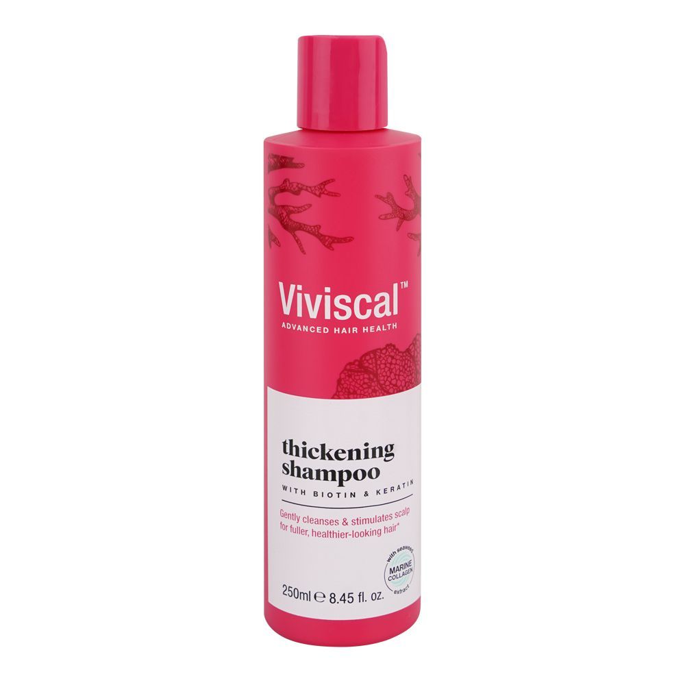 Viviscal Thickening Shampoo, Biotin, Keratin, For Healthy Hair, 250ml - Main Image