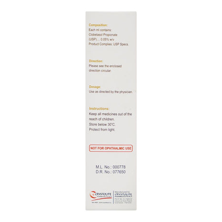 Crystolite Pharmaceuticals Covate Lotion, 60ml - Image 2