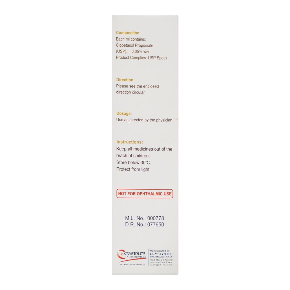 Crystolite Pharmaceuticals Covate Lotion, 60ml - Image 2