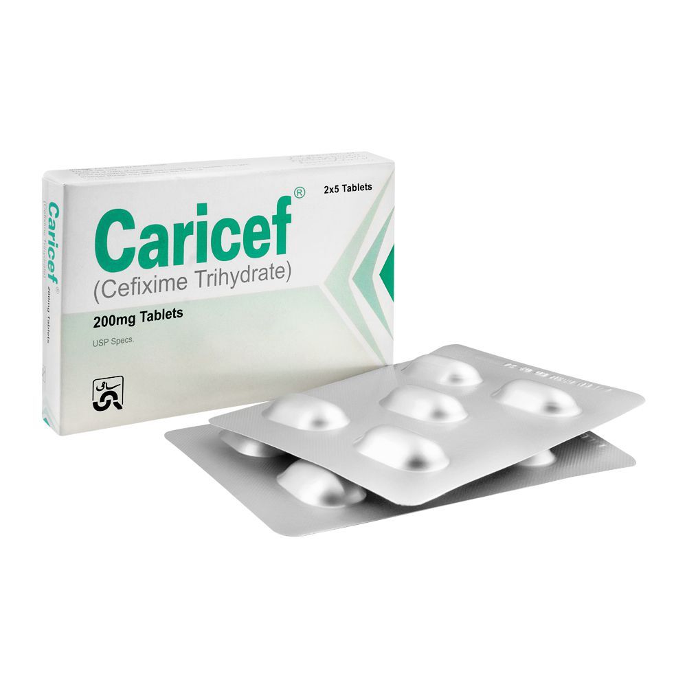 Sami Pharmaceuticals Caricef Capsule, 200mg, 10-Pack - Main Image