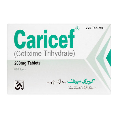 Sami Pharmaceuticals Caricef Capsule, 200mg, 10-Pack - Image 2
