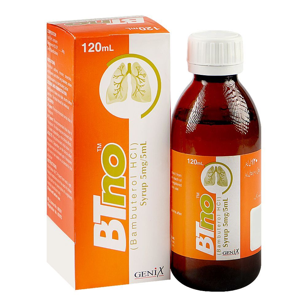 Genix Pharma Btno Syrup, 120ml - Main Image