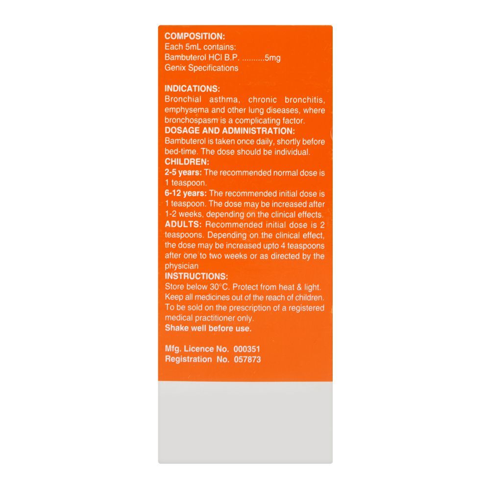 Genix Pharma Btno Syrup, 120ml - Image 5